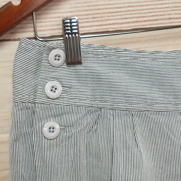 elevenses Pinstripe Wide Leg Cropped pants - Picture 4 of 11